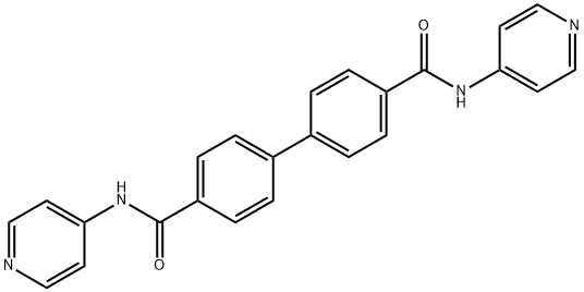 N'-'双(4-'吡啶基)'联苯-'4,'4'-'二甲酰胺,1381886-63-0,结构式