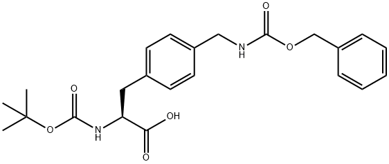 N-BOC-DL-4-CBZ-氨甲基苯丙氨酸, 138257-13-3, 结构式