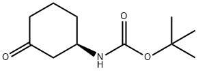 R-3-BOC-氨基环己酮,1383797-87-2,结构式