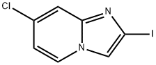 7-氯-2-碘咪唑并[1,2-A]吡啶,1384265-42-2,结构式