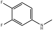 3,4-二氟-N-甲基苯胺 结构式