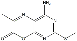 7H-Pyrimido[4,5-b][1,4]oxazin-7-one, 4-amino-6-methyl-2-(methylthio)-