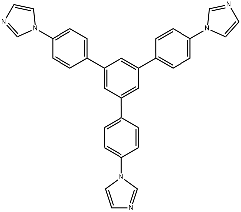 1,1'-(5'-(4-(1H-imidazol-1-yl)phenyl)-[1,1':3',1''-terphenyl]-4,4''-diyl)bis(1H-imidazole) Structure