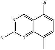 5-bromo-2-chloro-8-methylquinazoline,1388025-24-8,结构式