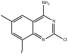2-chloro-8-fluoro-6-methylquinazolin-4-amine Structure