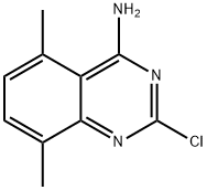 2-chloro-5,8-dimethylquinazolin-4-amine Struktur