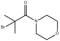 2-溴-2-甲基-1-吗啉代丙烷-1-酮 结构式