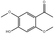 1-(4-hydroxy-2,5-dimethoxyphenyl)ethan-1-one Struktur
