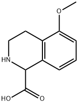 5-methoxy-1,2,3,4-tetrahydroisoquinoline-1-carboxylic acid Structure