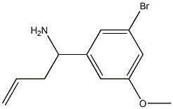 1391306-91-4 1-(3-BROMO-5-METHOXYPHENYL)BUT-3-EN-1-AMINE