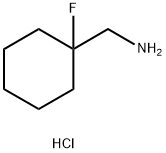 (1-Fluorocyclohexyl)Methanamine Hydrochloride Struktur