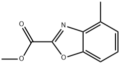 methyl 4-methyl-1,3-benzoxazole-2-carboxylate Struktur