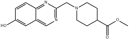 methyl 1-((6-hydroxyquinazolin-2-yl)methyl)piperidine-4-carboxylate Structure