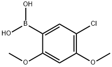 5-氯-2,4-二甲氧基苯基硼酸, 1393536-52-1, 结构式