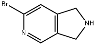 6-BROMO-2,3-DIHYDRO-1H-PYRROLO[3,4-C]PYRIDINE,1393546-61-6,结构式
