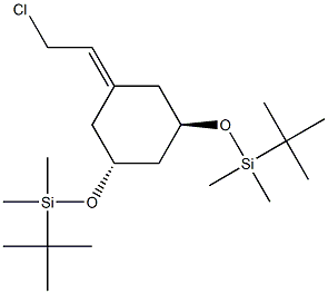 (((1R,3R)-5-(2-chloroethylidene)cyclohexane-1,3-diyl)bis(oxy)) bis(tert-butyldimethylsilane)