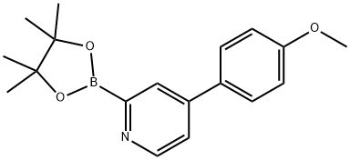 2-(4,4,5,5-tetramethyl-1,3,2-dioxaborolan-2-yl)-4-(p-tolyl)pyridine,1402226-77-0,结构式