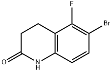 6-Bromo-5-fluoro-3,4-dihydro-1H-quinolin-2-one Structure