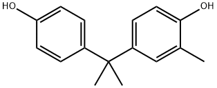 2-(4-hydroxy-3-methylphenyl)-2-(4'-hydroxyphenyl)propane Struktur