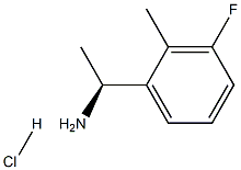 (1S)-1-(3-FLUORO-2-METHYLPHENYL)ETHYLAMINE HYDROCHLORIDE Struktur