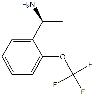 (1S)-1-[2-(TRIFLUOROMETHOXY)PHENYL]ETHYLAMINE Struktur