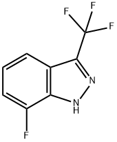7-Fluoro-3-(trifluoromethyl)-1H-indazole Structure