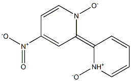 2-(4-nitro-1-oxidopyridin-2-ylidene)pyridin-1-ium 1-oxide 结构式