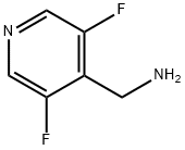 (3,5-二氟吡啶-4-基)甲胺, 1416714-48-1, 结构式