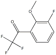 2,2,2-三氟-1-(3-氟-2-甲氧基苯基)乙酮, 1417508-45-2, 结构式