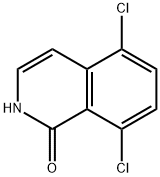 5,8-dichloro-1,2-dihydroisoquinolin-1-one Struktur