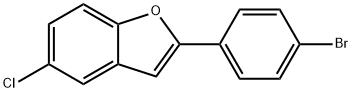2-(4-Bromo-phenyl)-5-chloro-benzofuran Structure