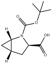 (1S,3R,5S)-2-[(叔丁氧基)羰基]-2-氮杂双环[3.1.0]己烷-3-羧酸,1417743-41-9,结构式