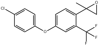 2-[4-(4-Chloro-phenoxy)-2-trifluoromethyl-phenyl]-2-methyl-oxirane Structure
