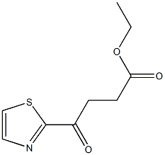 Ethyl 4-(2-thiazolyl)-4-oxobutyrate 结构式