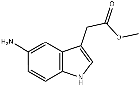 methyl 2-(5-amino-1H-indol-3-yl)acetate Structure