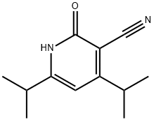 4,6-Diisopropyl-2-oxo-1,2-dihydro-pyridine-3-carbonitrile Struktur