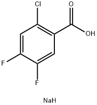 2-CHLORO-4,5-DIFLUOROBENZOIC ACID SODIUM SALT price.