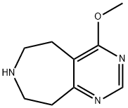 4-Methoxy-6,7,8,9-Tetrahydro-5H-Pyrimido[4,5-D]Azepine Struktur