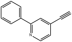 4-乙炔基-2-苯基吡啶,1422374-72-8,结构式