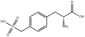 D-4-磺甲基苯丙氨酸盐酸盐, 142348-60-5, 结构式