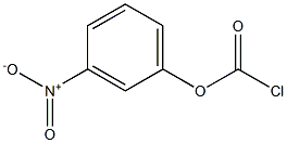 Carbonochloridic acid, 3-nitrophenyl ester Struktur