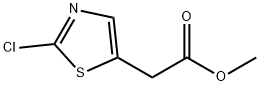 Methyl 2-(2-chlorothiazol-5-yl)acetate Struktur
