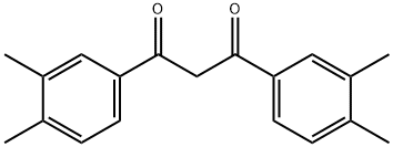 1,3-bis(3,4-dimethylphenyl)propane-1,3-dione Struktur