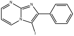 3-iodo-2-phenylimidazo[1,2-a]pyrimidine Struktur