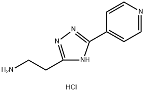 2-(5-(pyridin-4-yl)-1H-1,2,4-triazol-3-yl)ethanamine 结构式