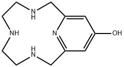 3,6,9,15-テトラアザビシクロ[9.3.1]ペンタデカ-1(15),11,13-トリエン-13-オール 化学構造式