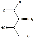 4-氯苏氨酸 结构式