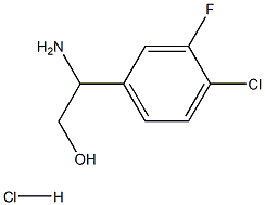 2-AMINO-2-(4-CHLORO-3-FLUOROPHENYL)ETHAN-1-OL HYDROCHLORIDE|1427380-48-0