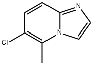 6-Chloro-5-methyl-imidazo[1,2-a]pyridine Struktur
