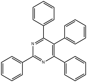 2,4,5,6-tetraphenylpyrimidine Structure